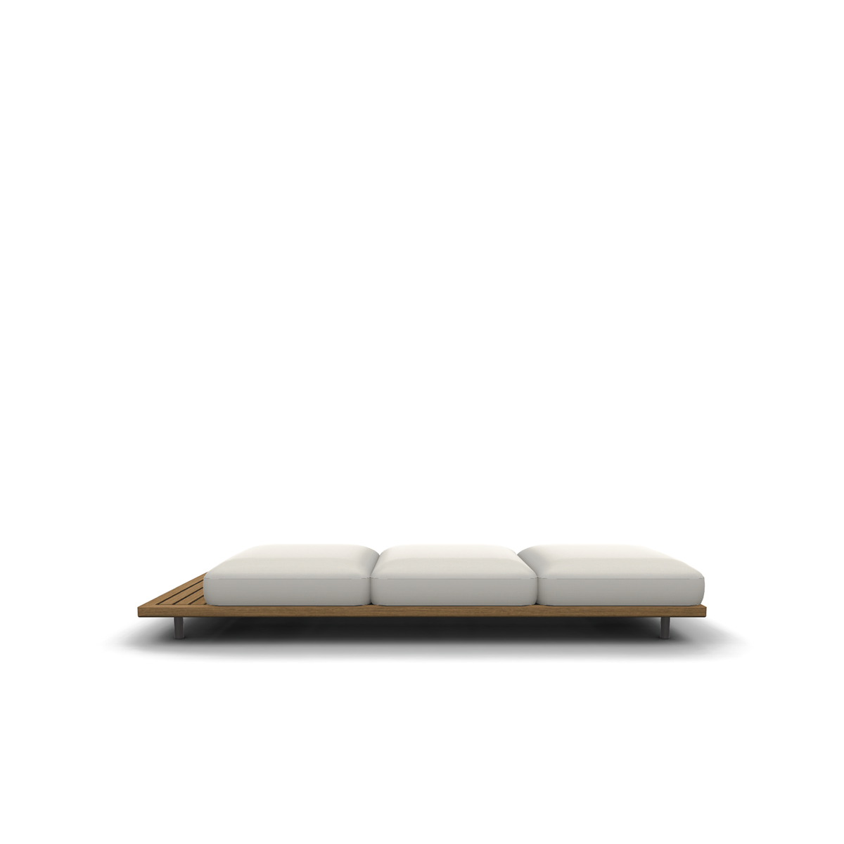 Roda Philia 302 3 Seater Right Module, modular outdoor sofa in teak, view 1