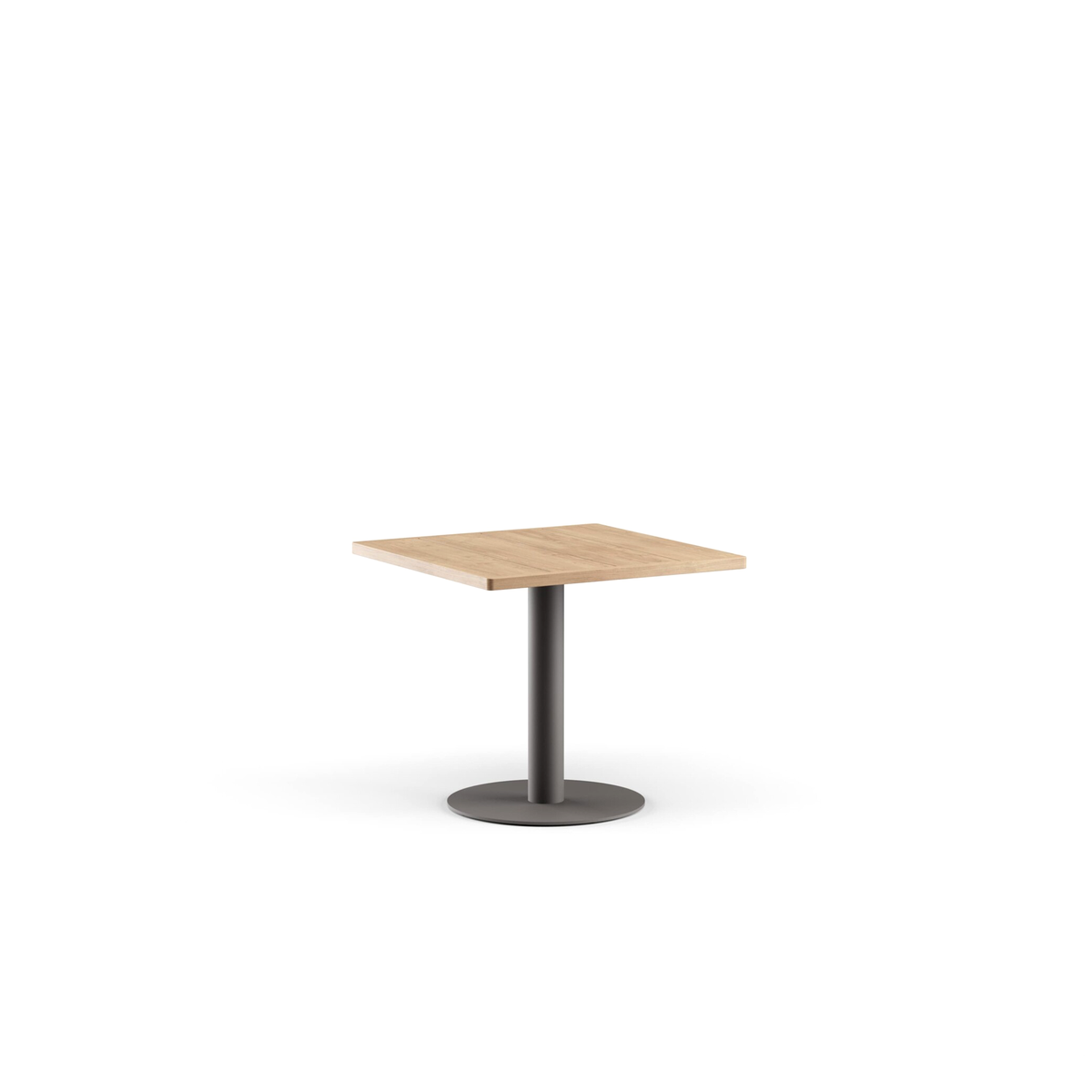 Greenwich Cafe Table Pedestal Base Teak Top 80 x 80 x 72 cm