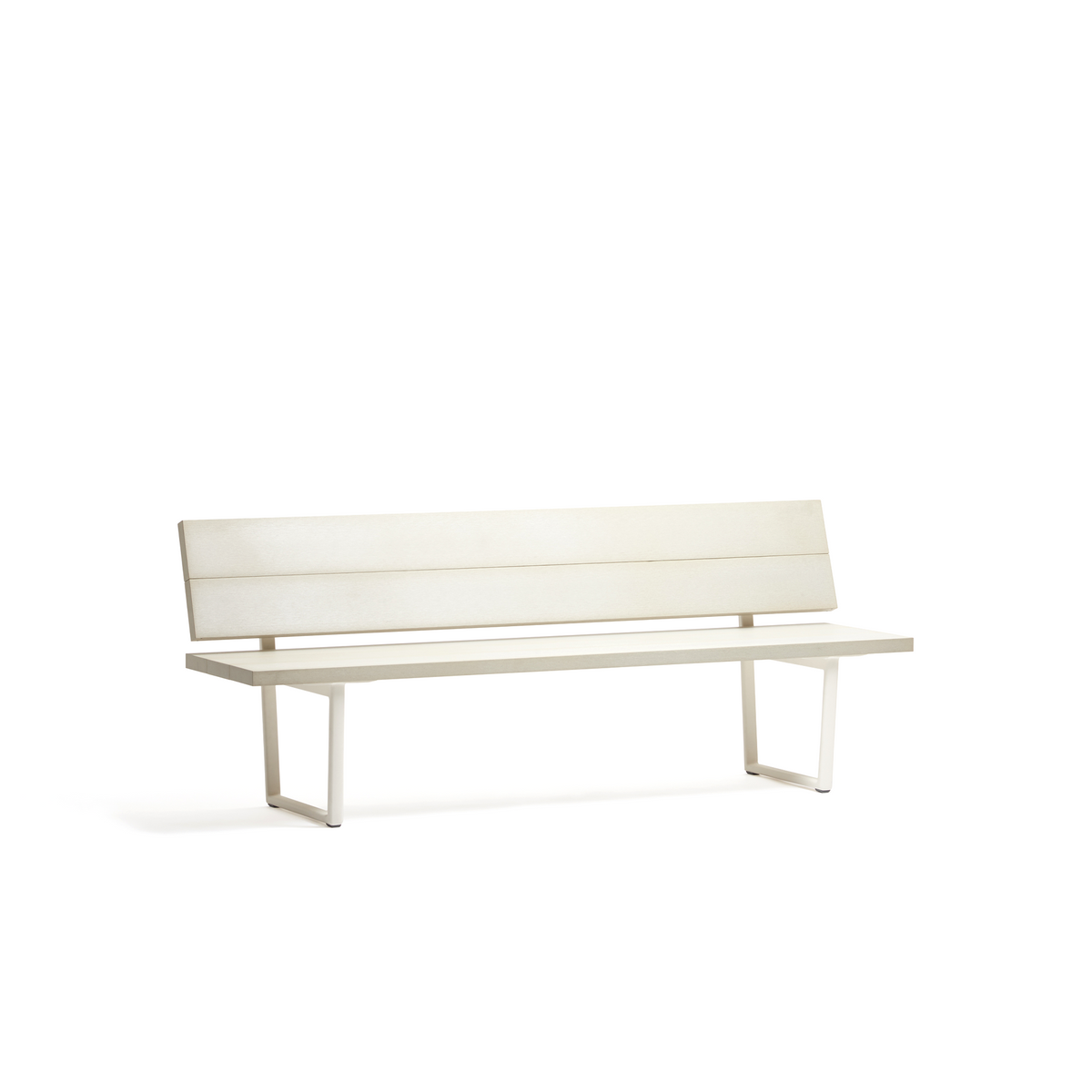 Orizon Bench with Backrest and NaturAll Finishing 195 x 54 x 78 cm
