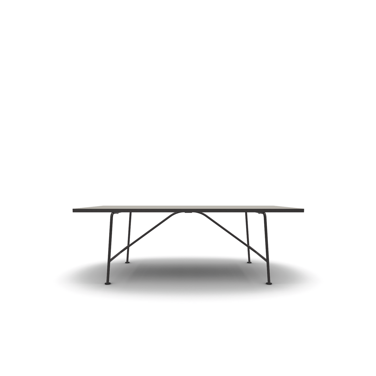 Roda Stresa Dining Table 220 x 100 x 74 cm, aluminium outdoor dining table