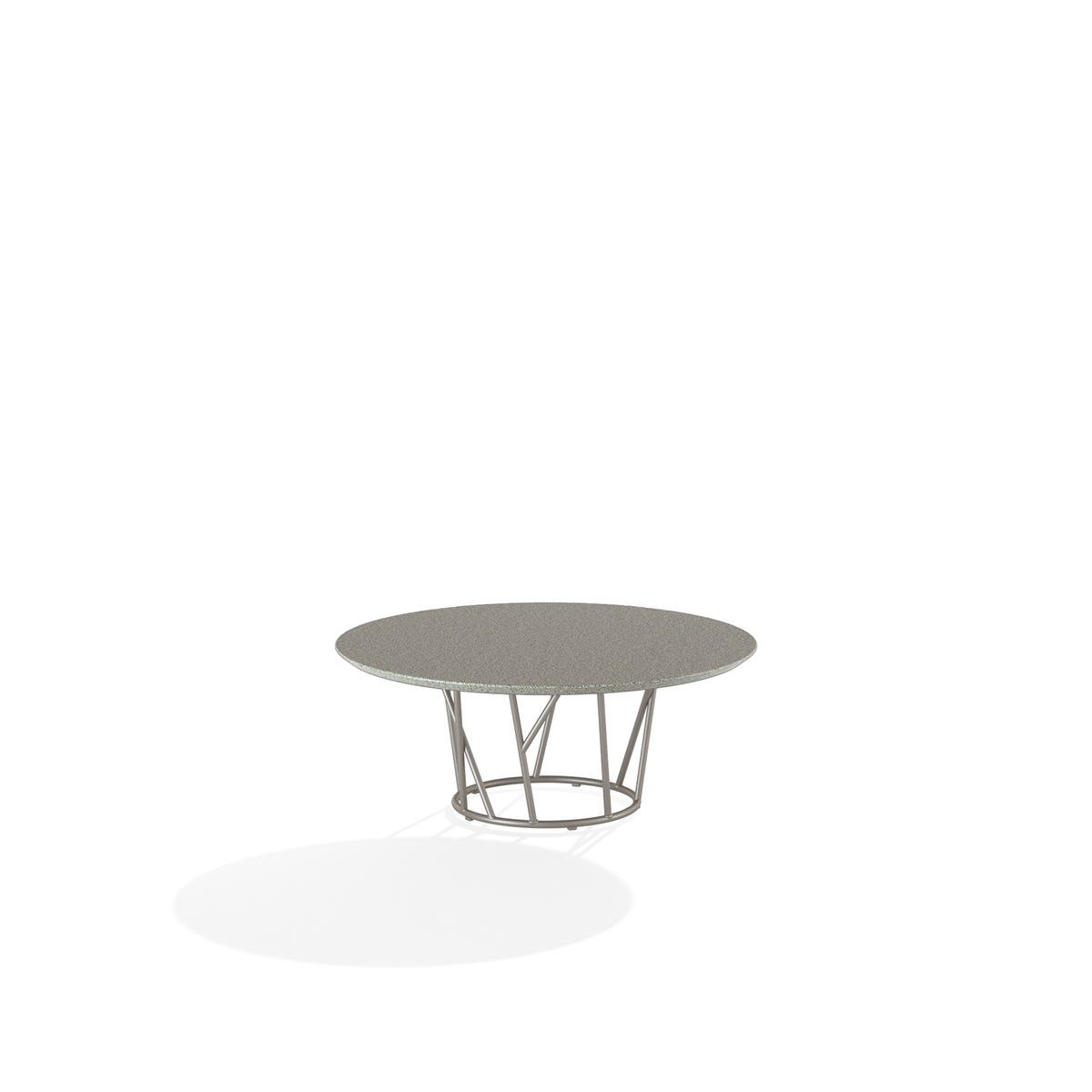 Wild Coffee Table with Speckled Aluminium Top 110 dia x 45 cm (69T2S)