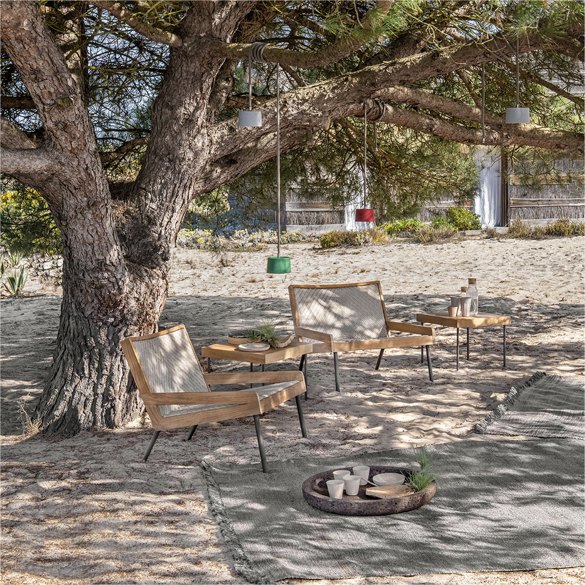 Allaperto Nautic Coffee Table 50 x 50 x 40 cm