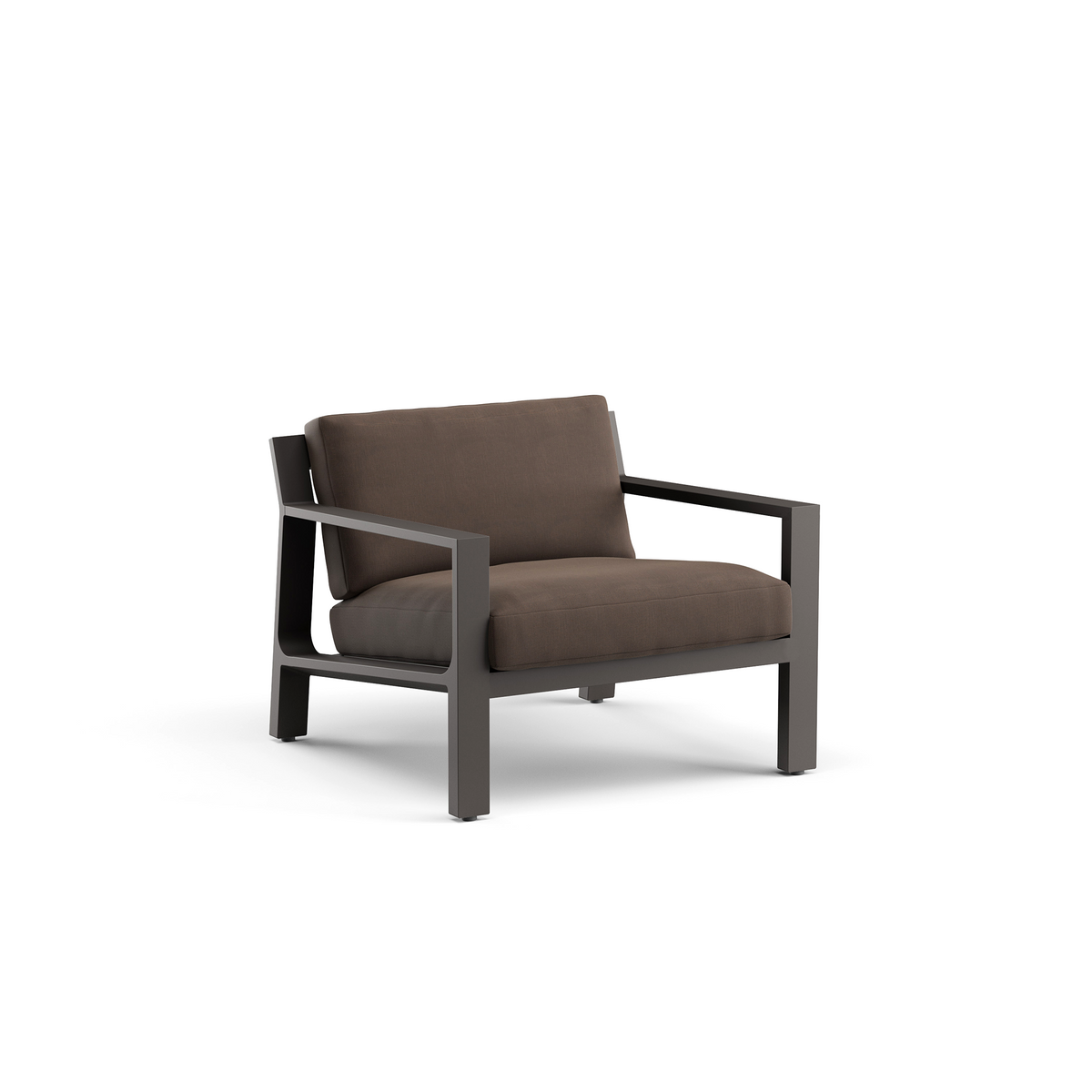 Crosby Lounge Chair Aluminum