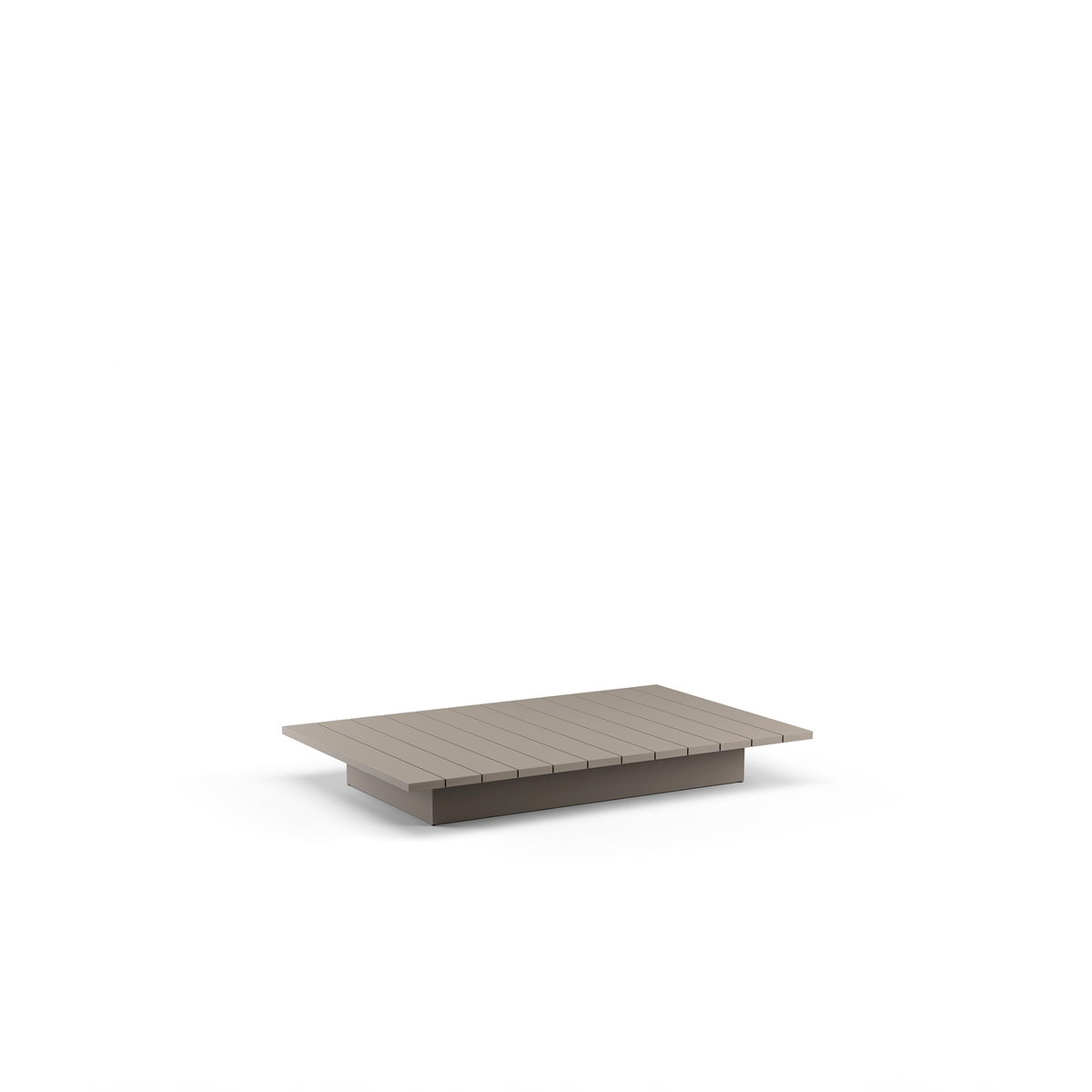 S2 Coffee Table Aluminium 182 x 117 x 26 cm