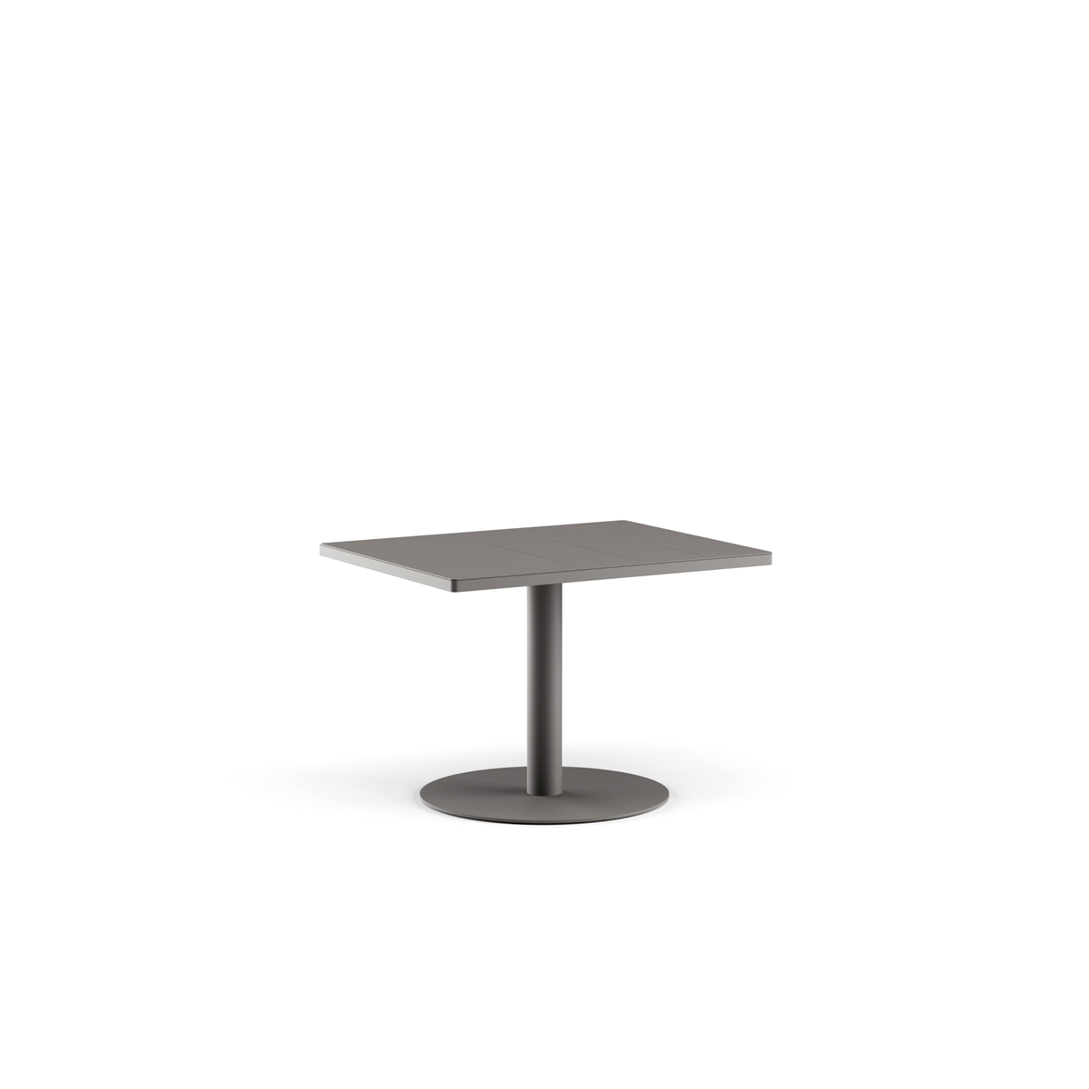Greenwich Cafe Table Pedestal Base Aluminium Top 80 x 102 x 72 cm