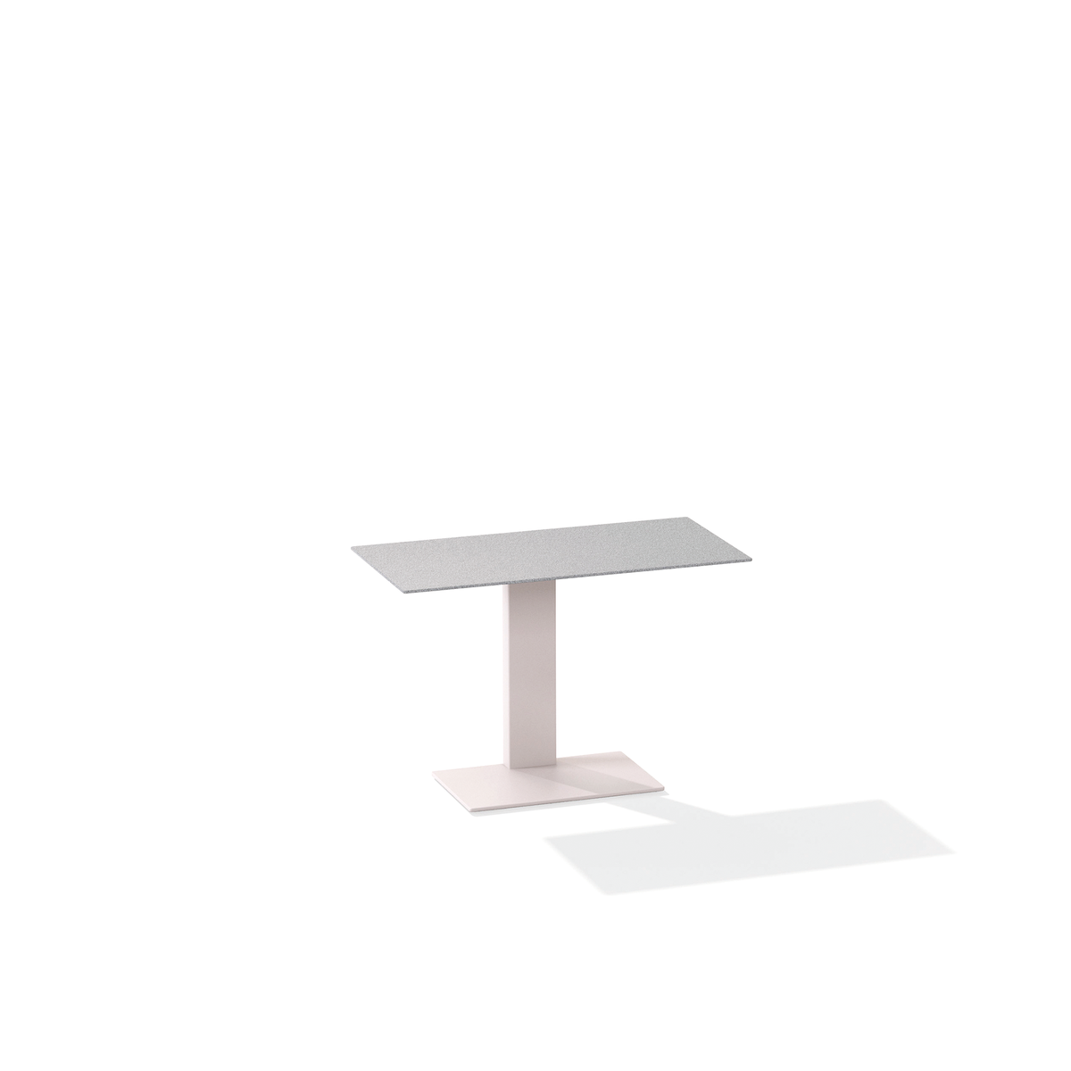Solaris Coffee Table with Speckled Aluminium Top 70 x 35 x 47 cm (73T2S)