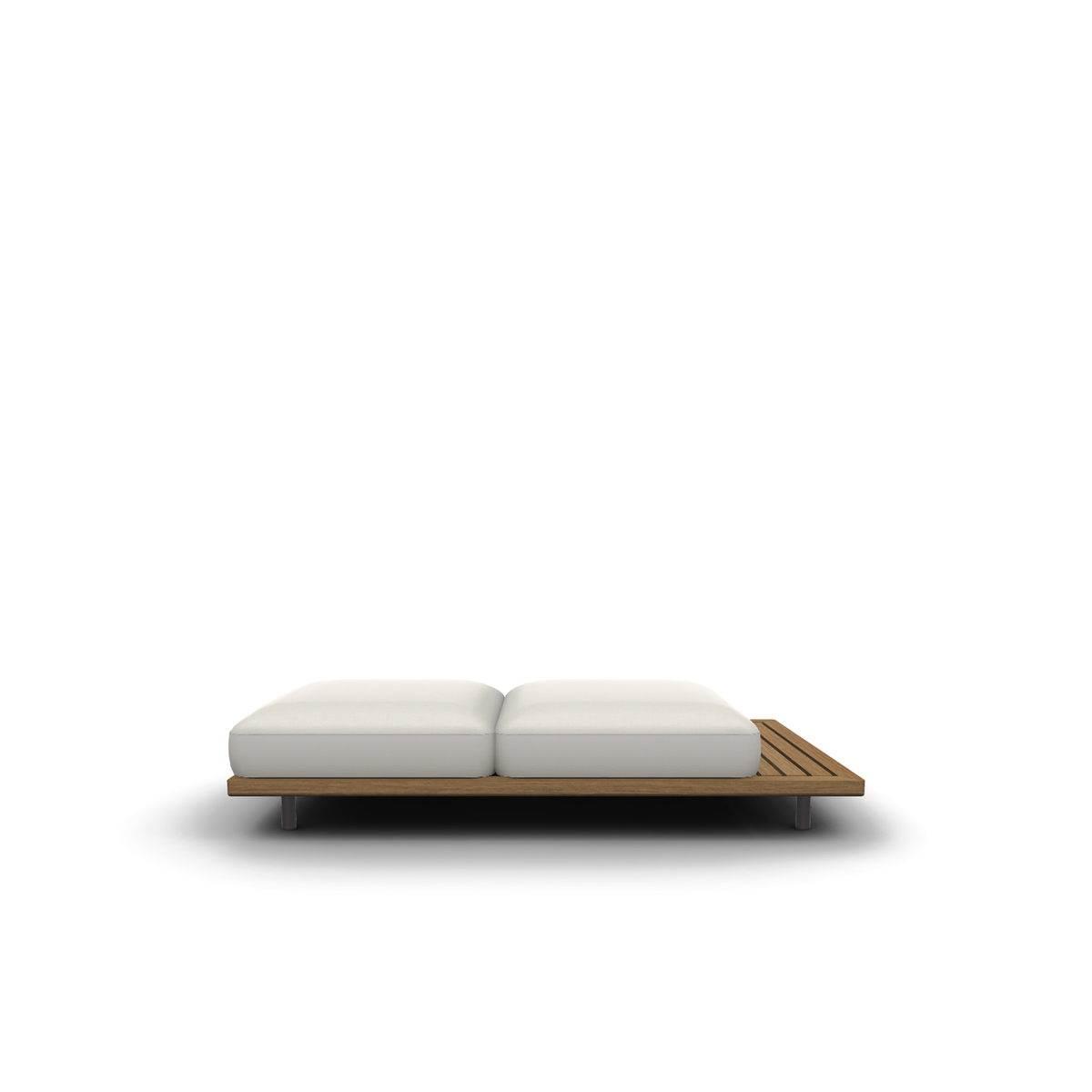 Roda Philia 201 2 Seater Left Module, modular outdoor sofa in teak, view 1