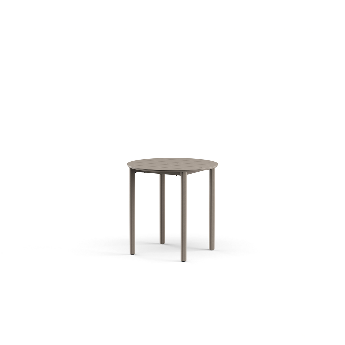 Taos Dining Table Aluminium Top with Umbrella Hole 76 dia x 76 cm