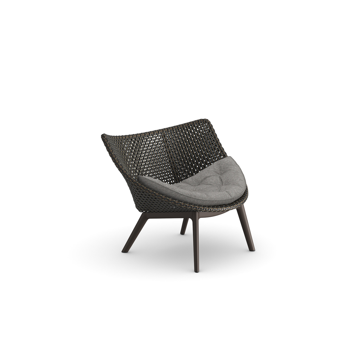 Mbrace Alu Lounge Chair With Seat Cushion