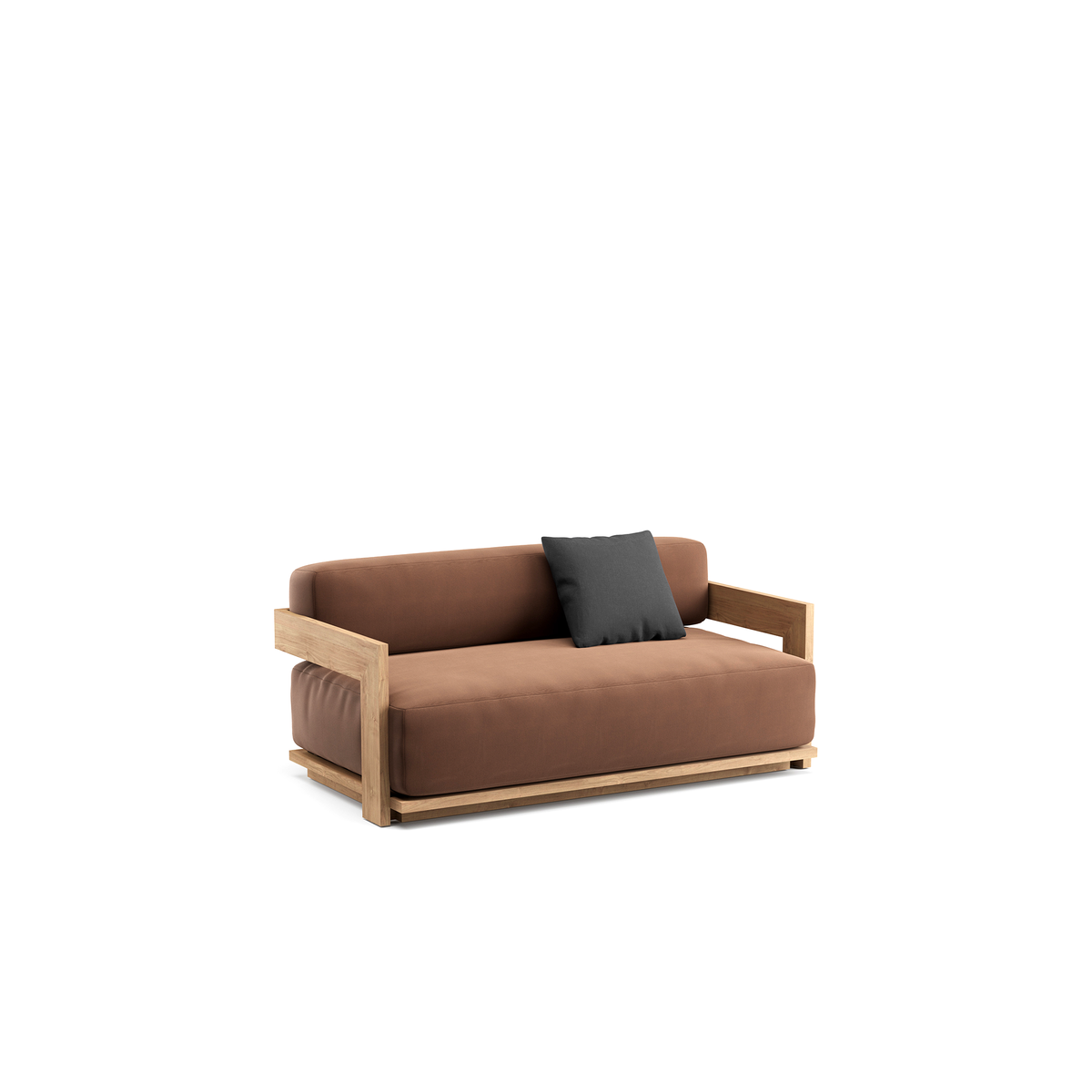 S2 2 Seater Sofa Teak
