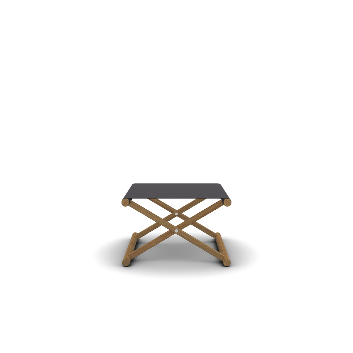 Roda Orson Stool in teak and batyline