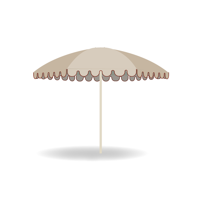 Nata UX Plu Avena Round Center Post Umbrella  2.8 m