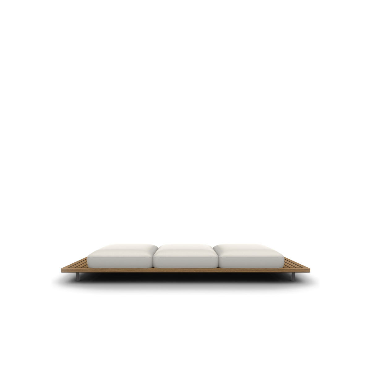 Roda Philia 310 3 Seater Sofa Module, modular outdoor sofa in teak, view 1