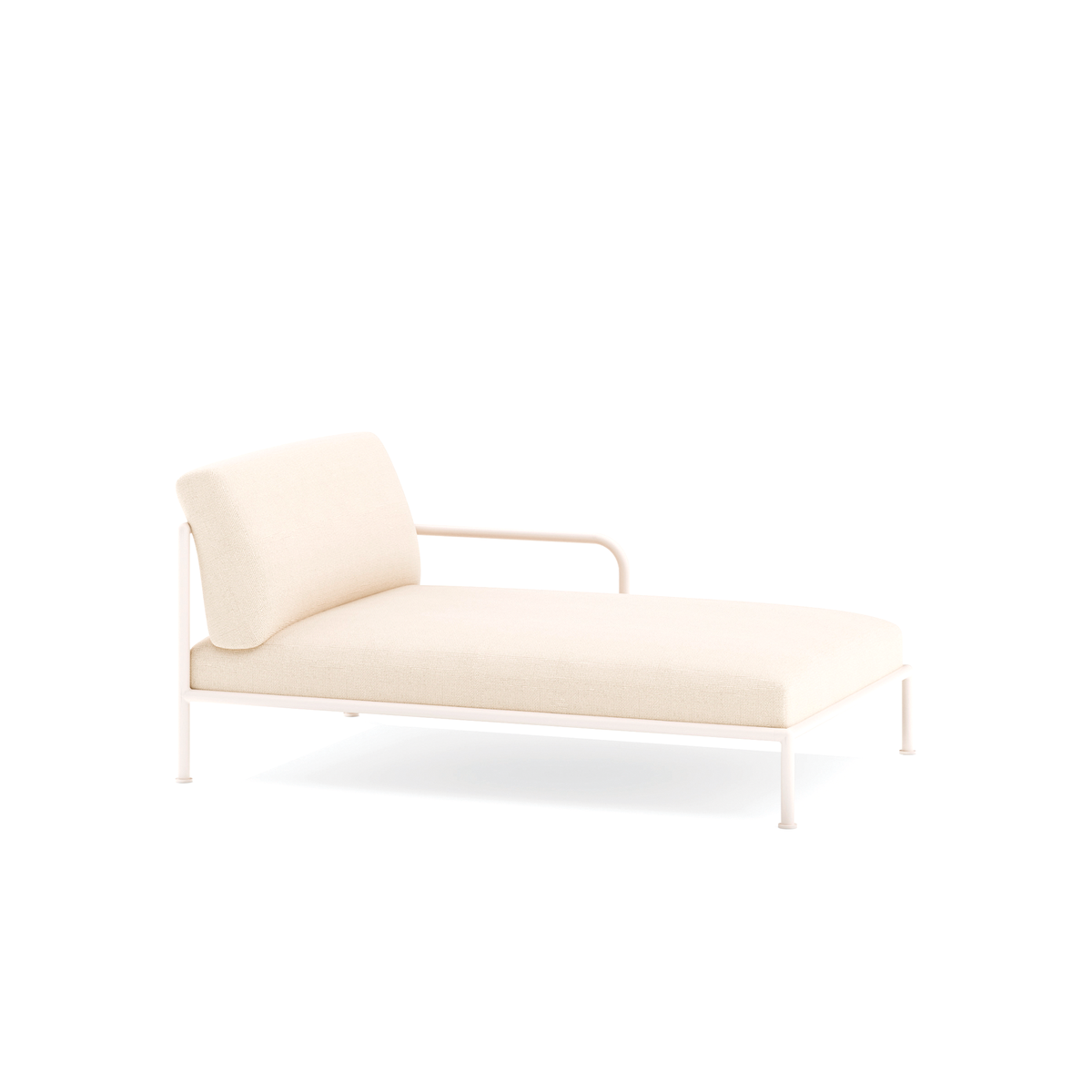 Roe Dormeuse with Left Armrest