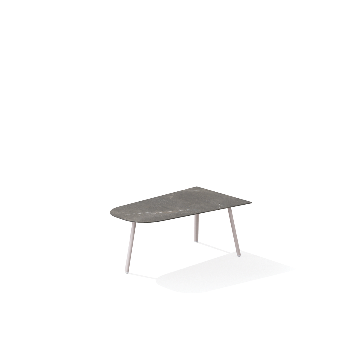 Mosaiko Coffee Table with Porcelain Stoneware Top 90 x 56 x 38 cm