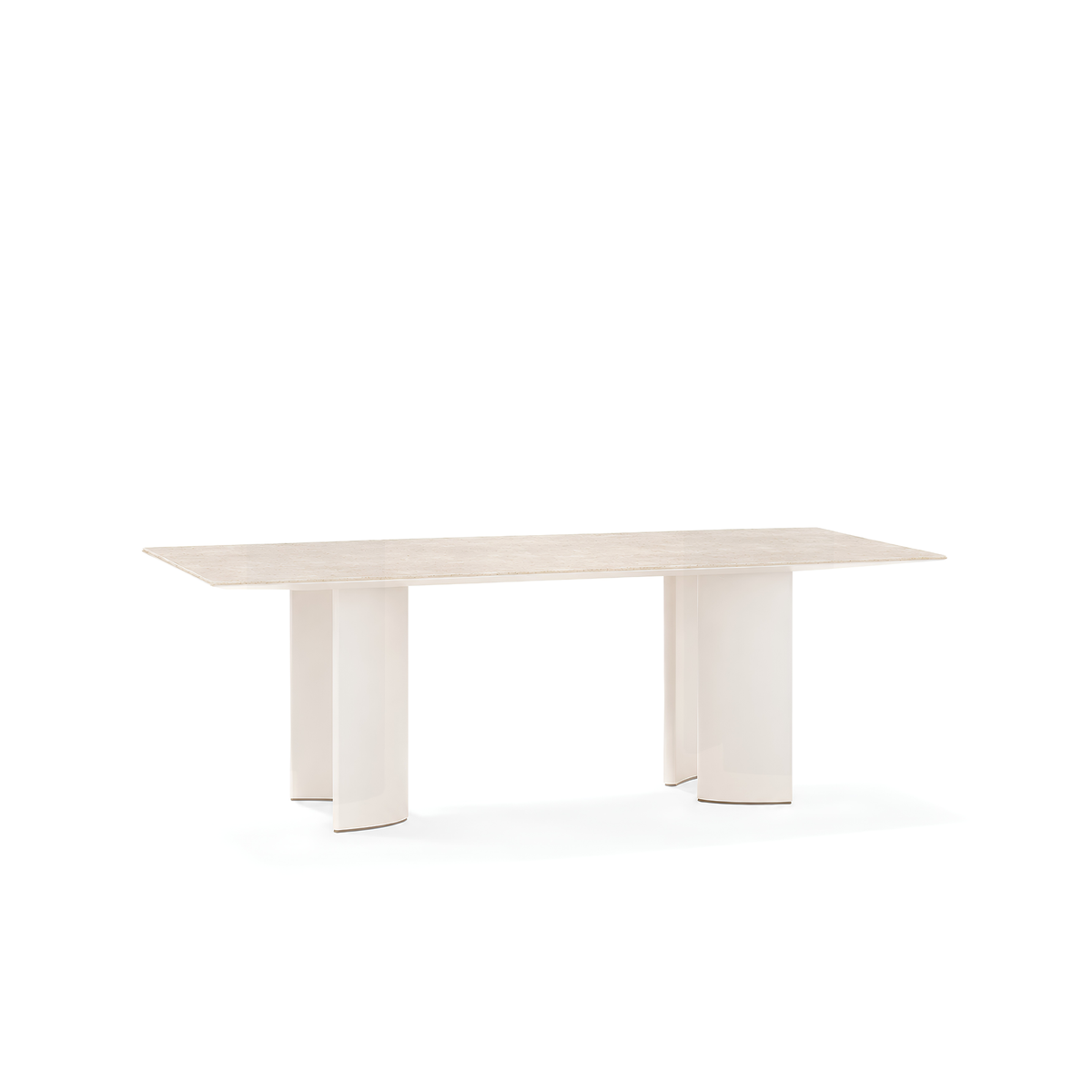 Naca Dining Table with Porcelain Stoneware Top 220 x 100 x 72 cm