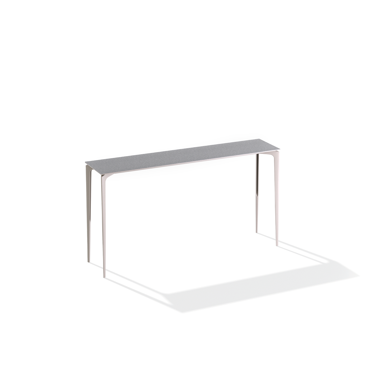 AllSize Bar Table with Speckled Aluminium Top 200 x 45 x 110 cm