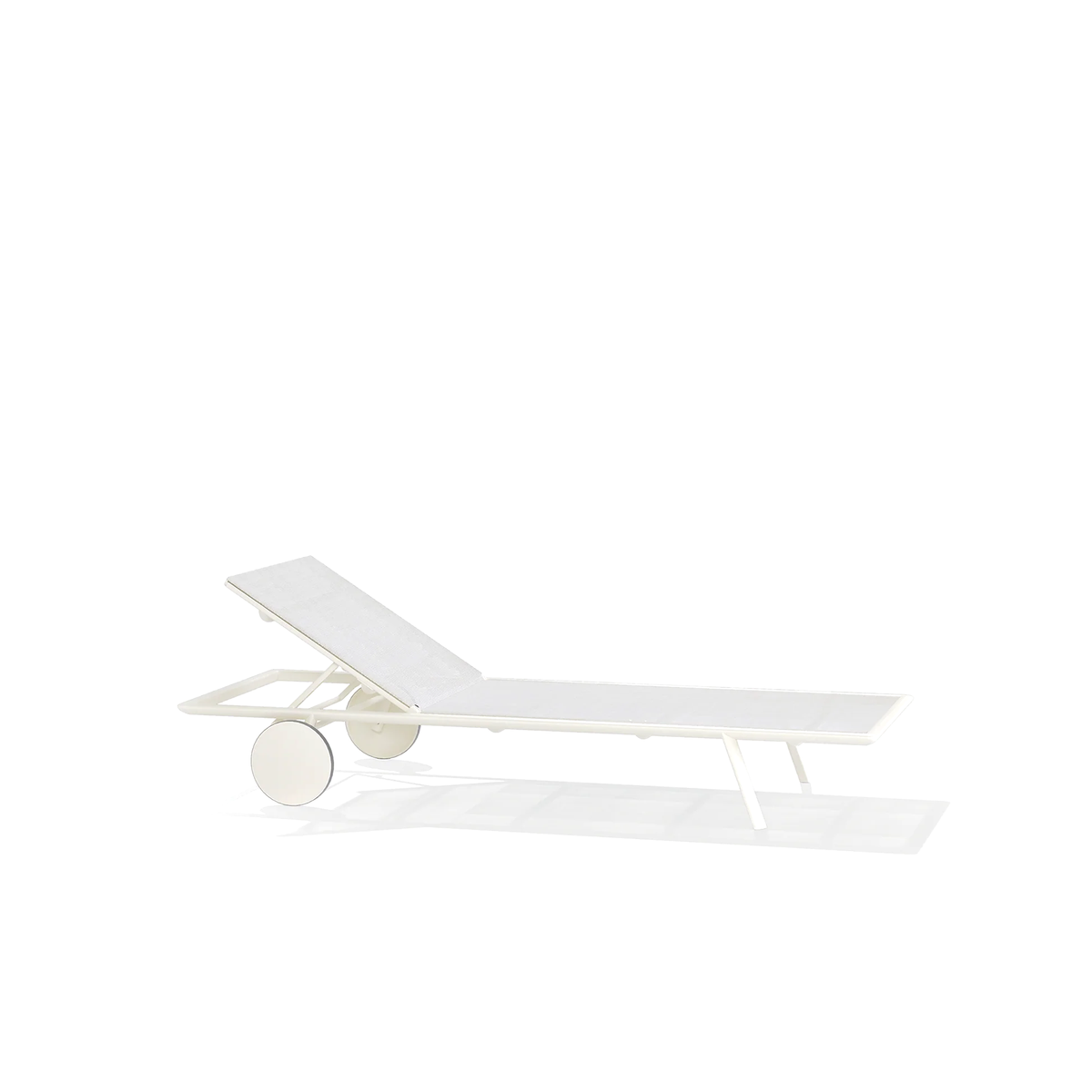 Zebra Sun Lounger with Castors (417)