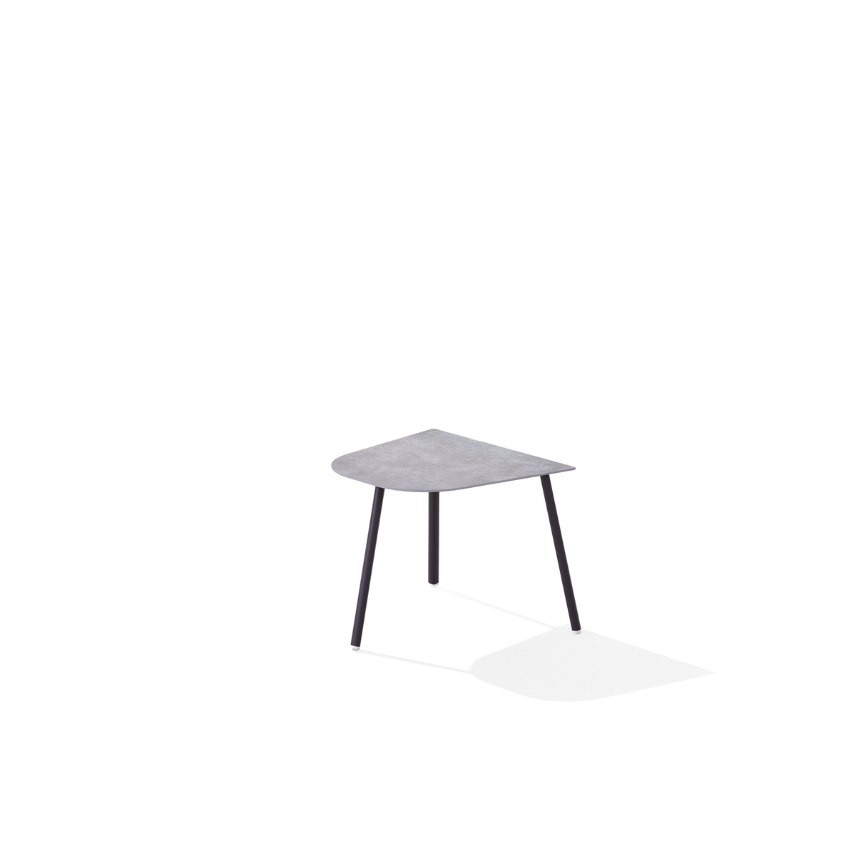 Mosaiko Side Table with Porcelain Stoneware Top 50 x 56 x 45 cm