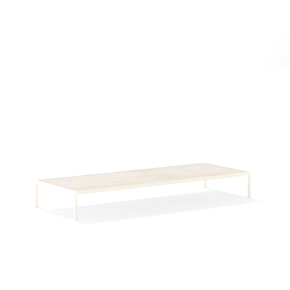 Roe Coffee Table with Porcelain Stoneware Top 161 x 61 x 31 cm (R2043G)