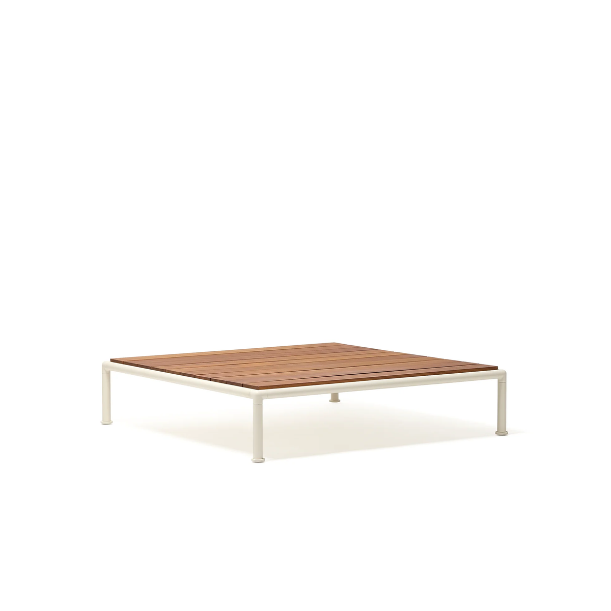 Roe Coffee Table with Teak Top 79 x 79 x 22 cm (R2022L)