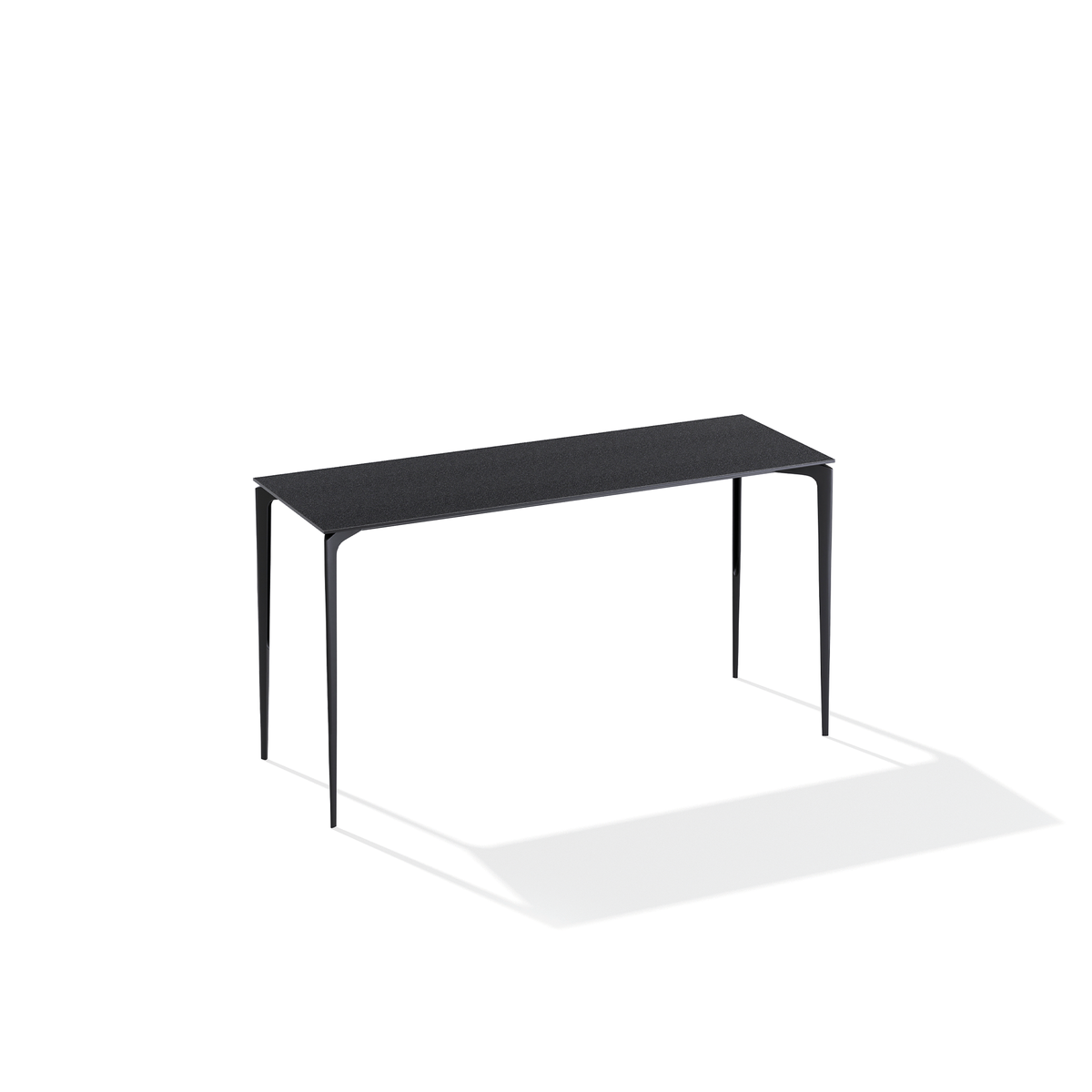 AllSize Bar Table with Speckled Aluminium Top 200 x 70 x 110 cm