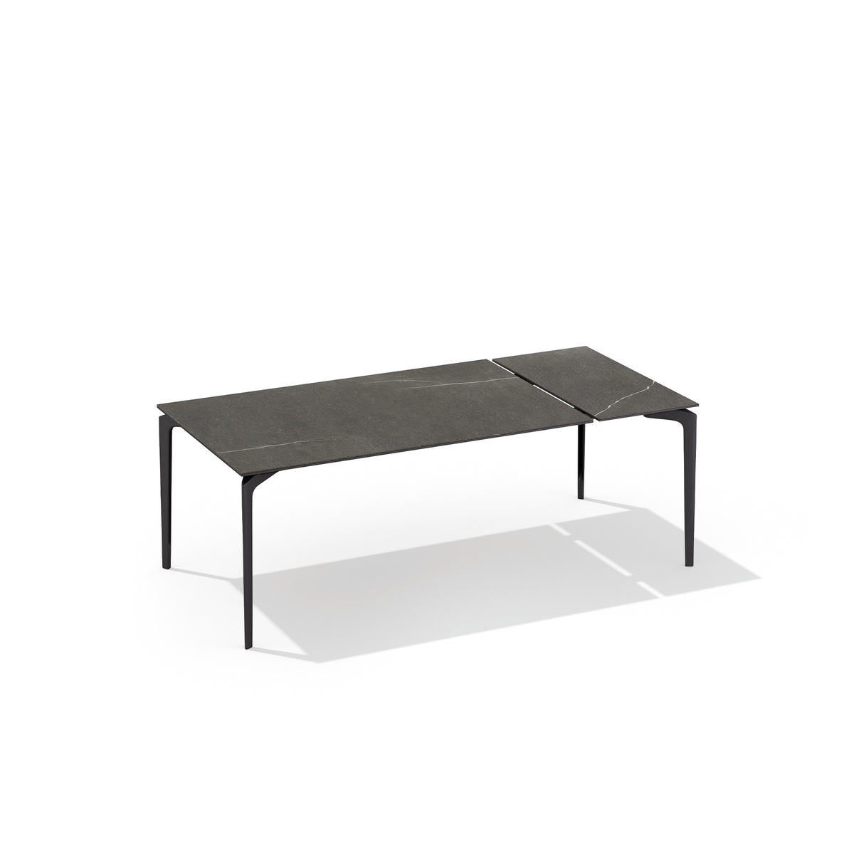 AllSize Dining Table Extendible with Porcelain Stoneware Top 160-210 x 100 x 76 cm