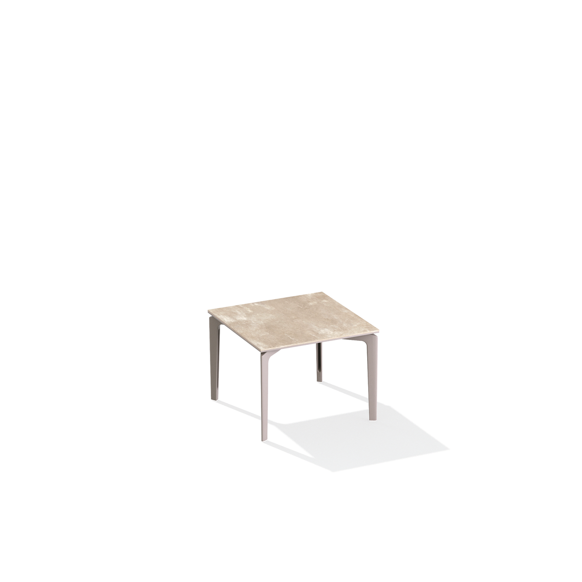 AllSize Coffee Table with Porcelain Stoneware Top 50 x 50 x 38 cm