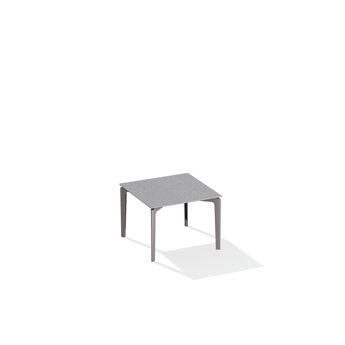 AllSize Coffee Table with Speckled Aluminium Top 50 x 50 x 38 cm