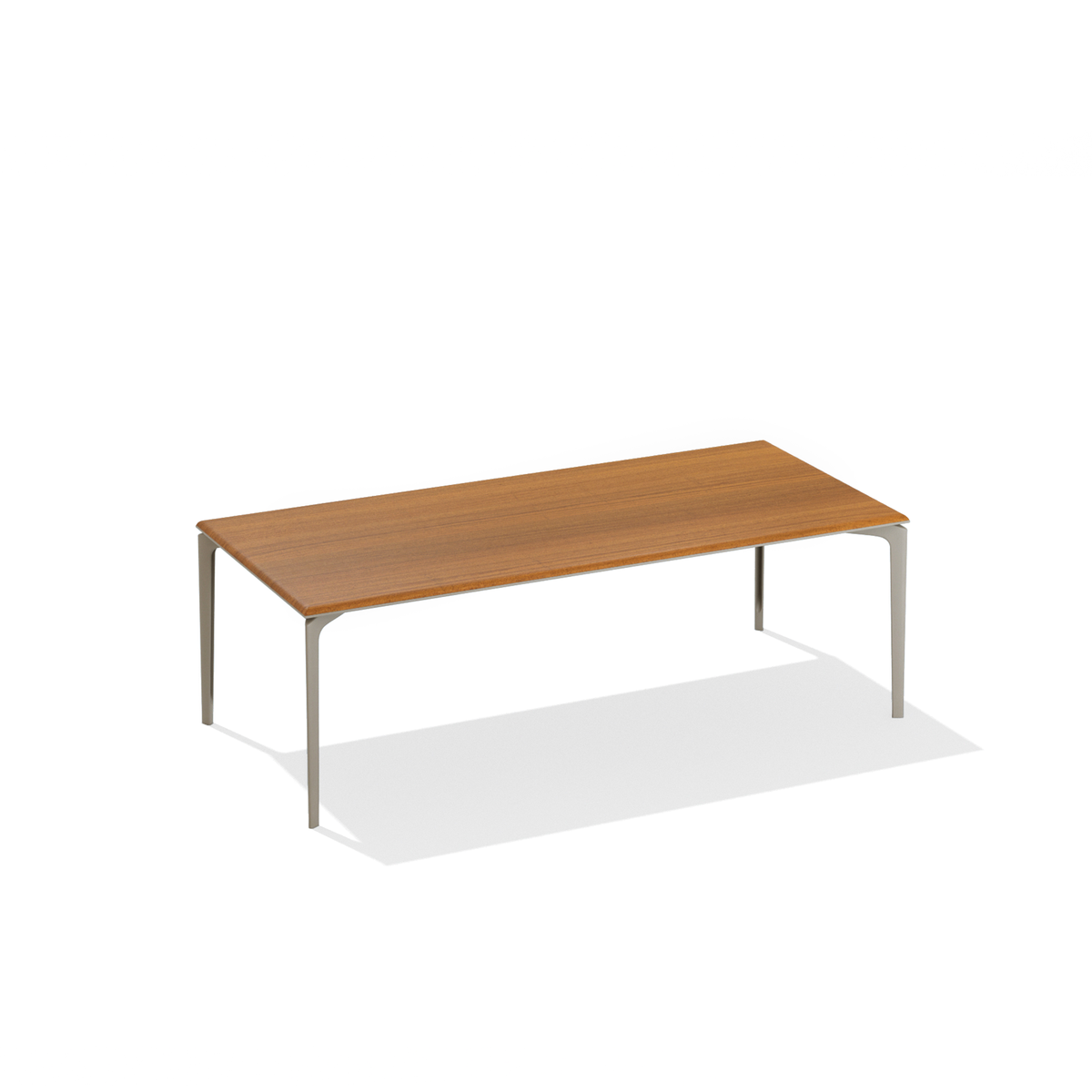AllSize Dining Table with Iroko Top 220 x 100 x 76 cm