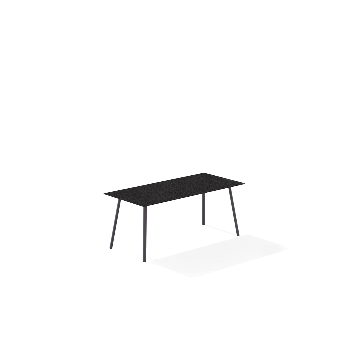 Mosaiko Coffee Table Rectangular with Speckled Aluminium Top 120 x 56 x 45 cm