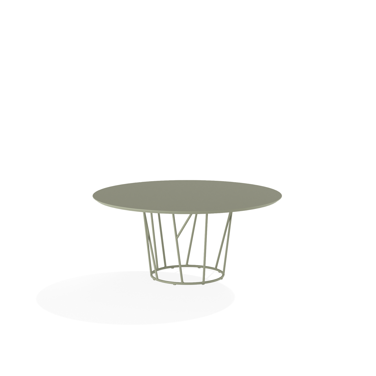 Wild Dining Table with Porcelain Stoneware Top 146 dia x 73 cm (69T9G)