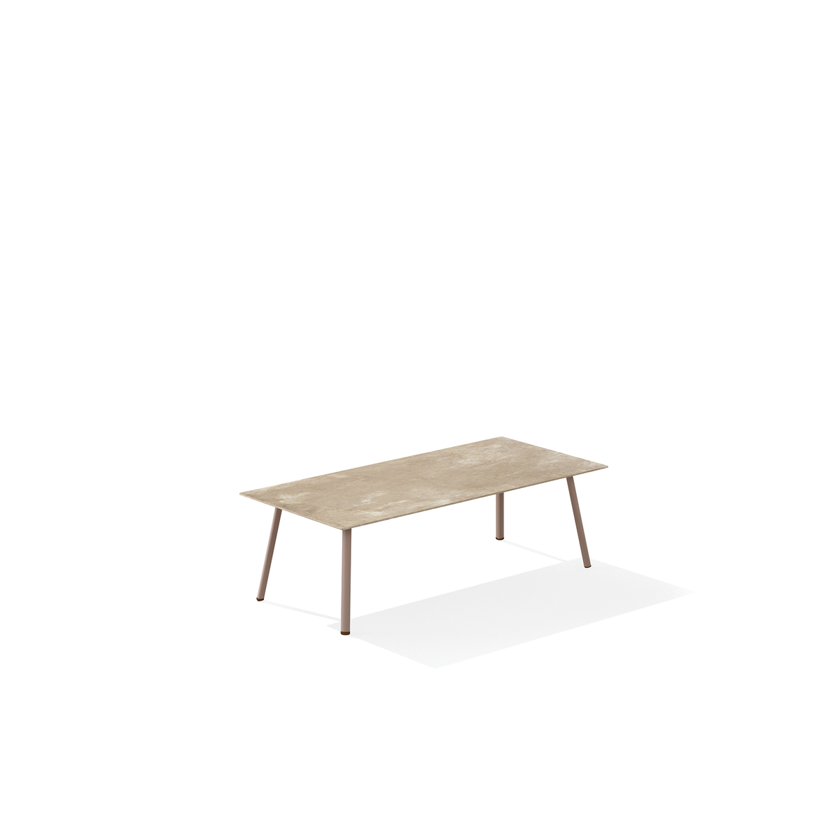 Mosaiko Coffee Table Rectangular with Porcelain Stoneware Top 120 x 56 x 38 cm