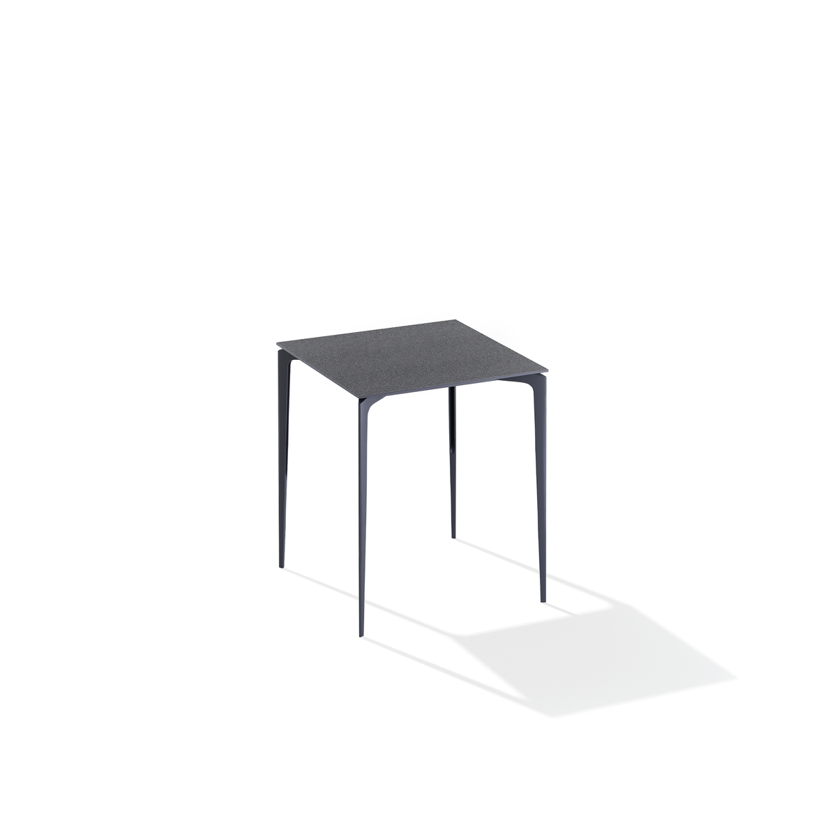 AllSize Bar Table with Speckled Aluminium Top 90 x 90 x 110 cm