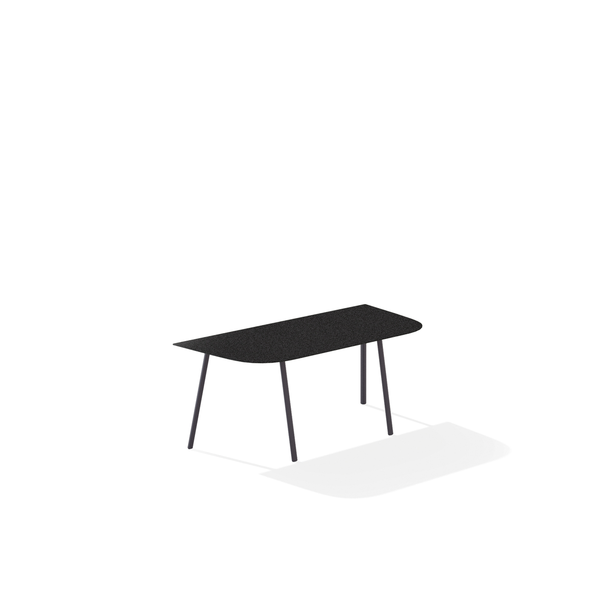 Mosaiko Coffee Table with Speckled Aluminium Top 120 x 56 x 45 cm