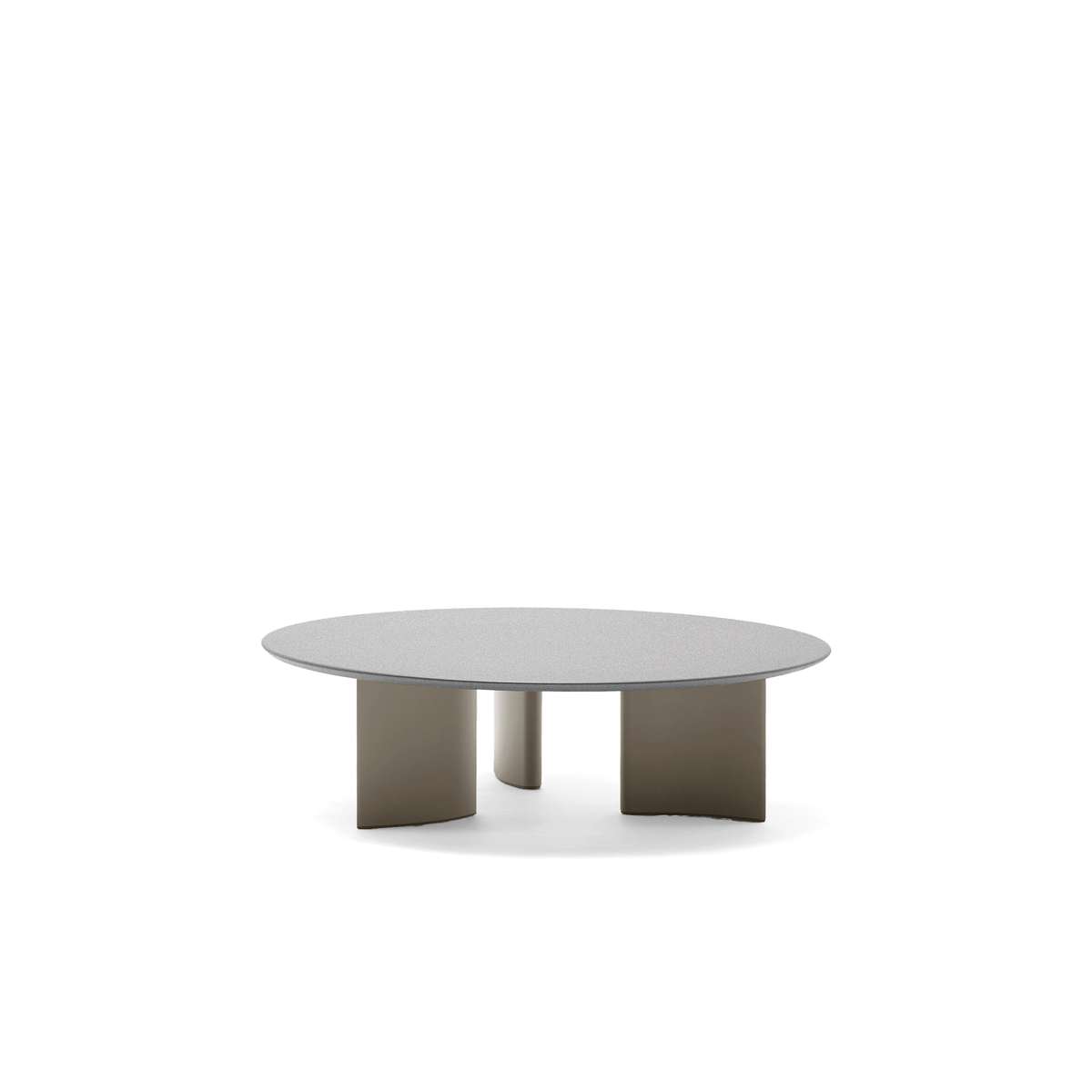 Naca Coffee Table with Speckled Aluminium Top 138 dia x 40 cm