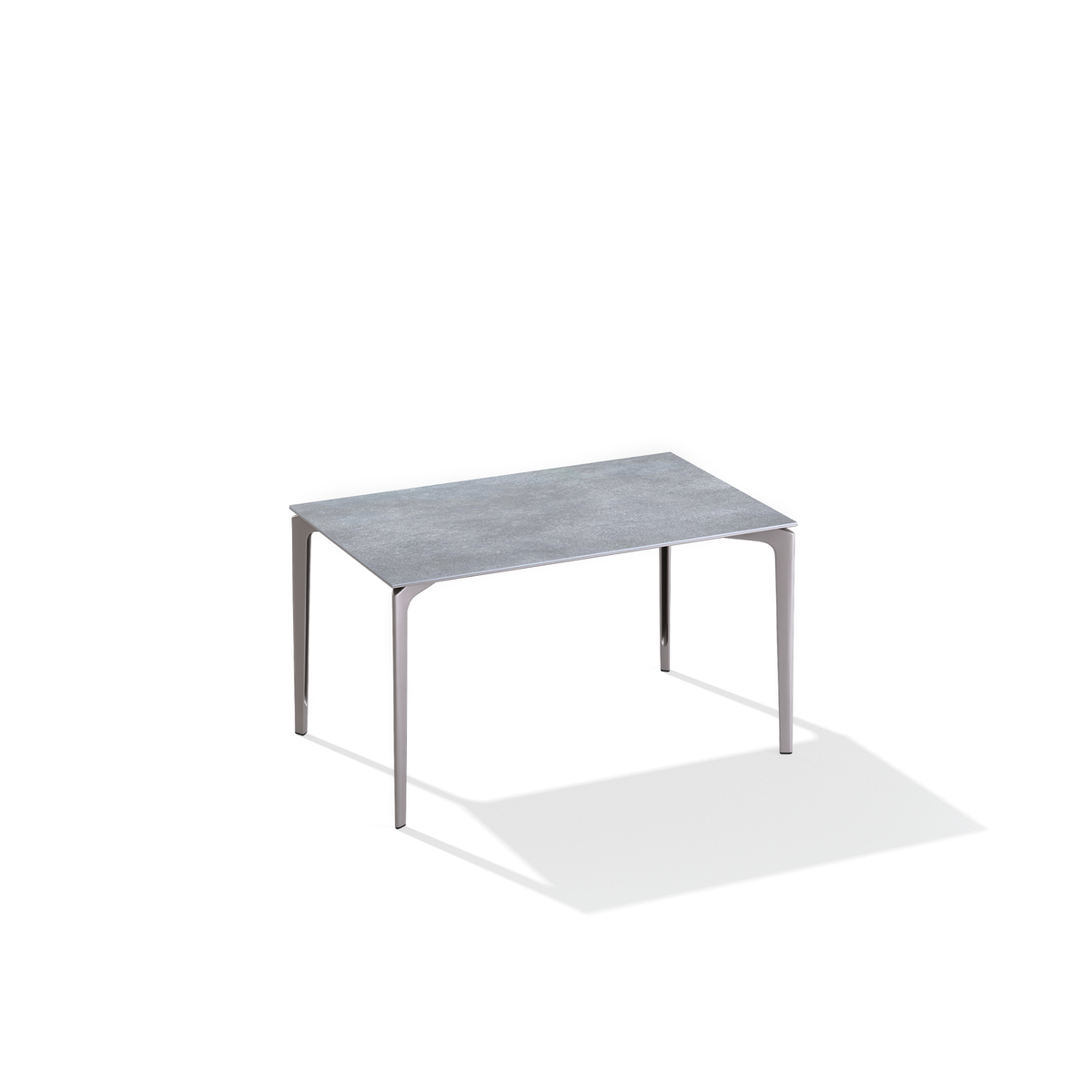AllSize Dining Table with Porcelain Stoneware Top 130 x 80 x 74 cm