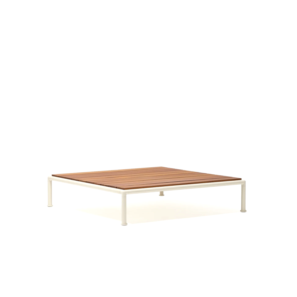 Roe Coffee Table with Teak Top 96 x 96 x 22 cm (R2032L)