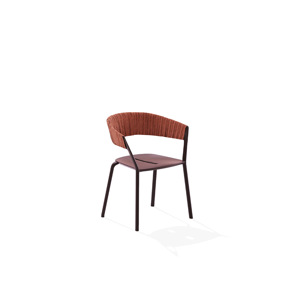 Ria Dining Armchair with Partially Woven Rope