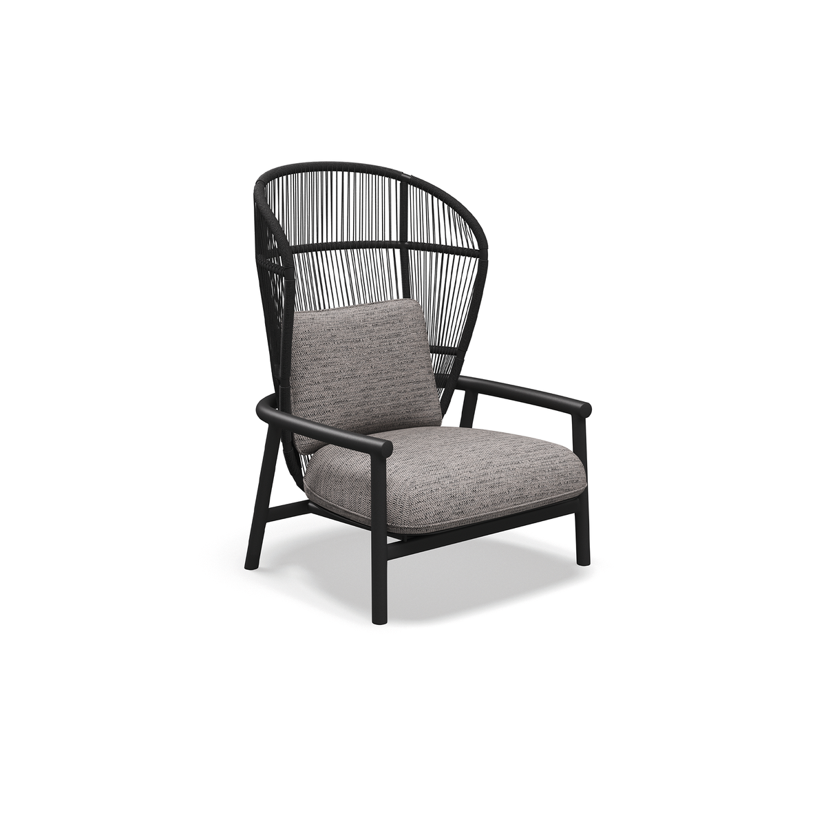 Fern Aluminium High Back Lounge Chair