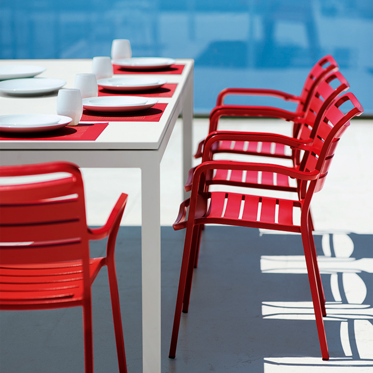 Flat Extendable Dining Table 160-250 x 100 x 78 cm