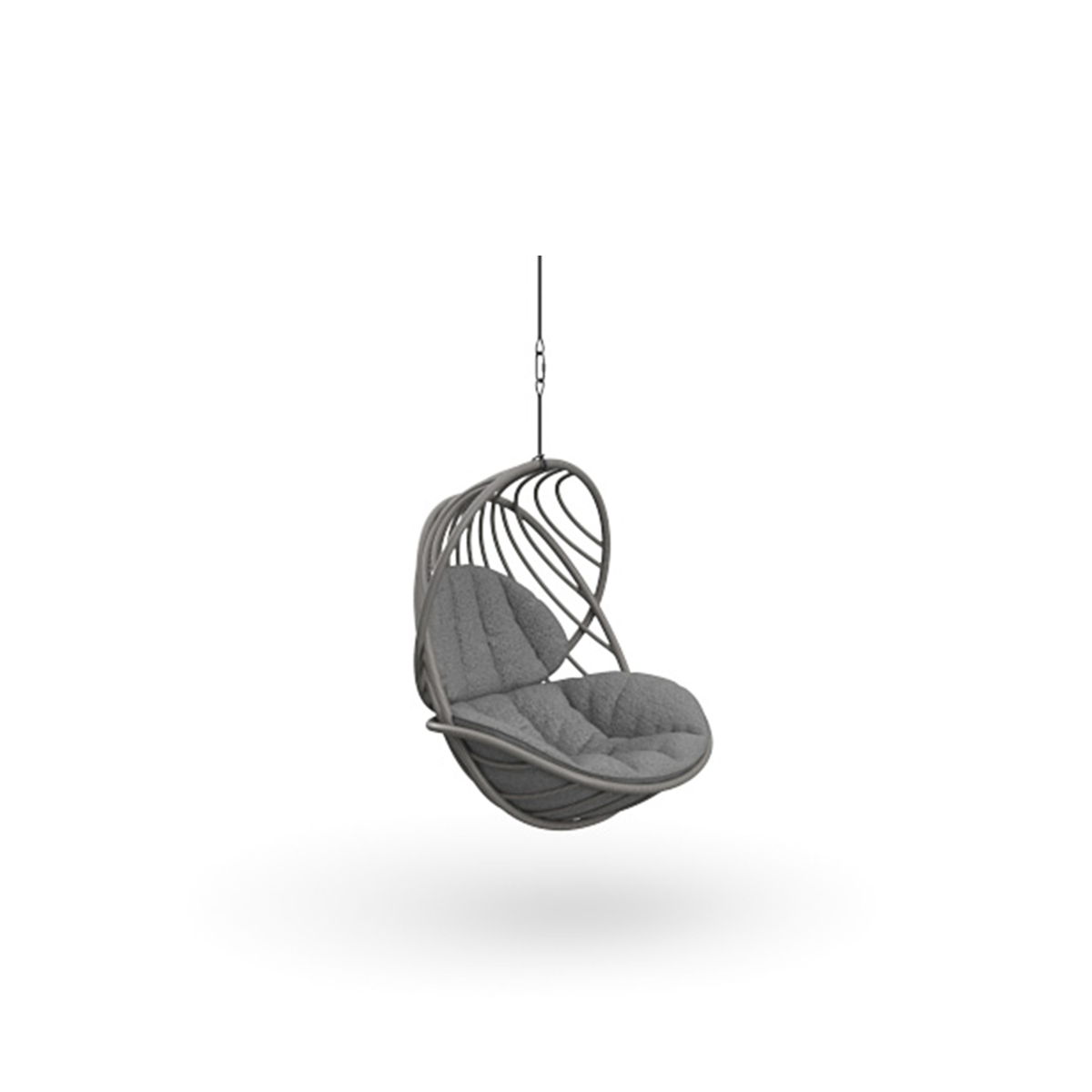 Kida Hanging Lounge Chair WIth Infinite Loop & Cushion