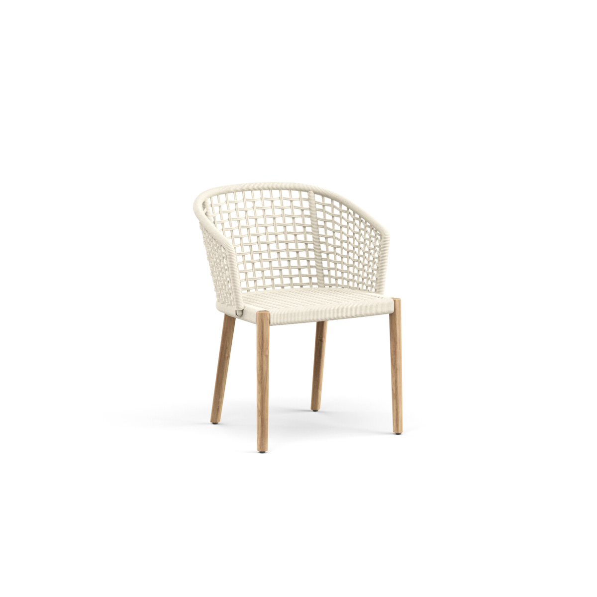 Tribeca Dining Armchair with Teak Legs