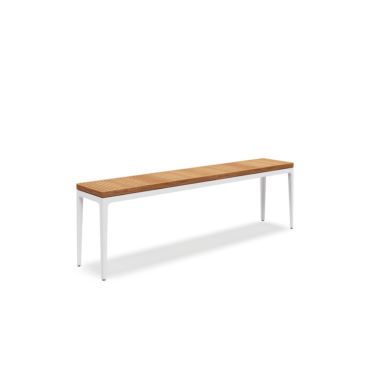 Grid Large Console Table Teak 206 x 40 x 63 cm
