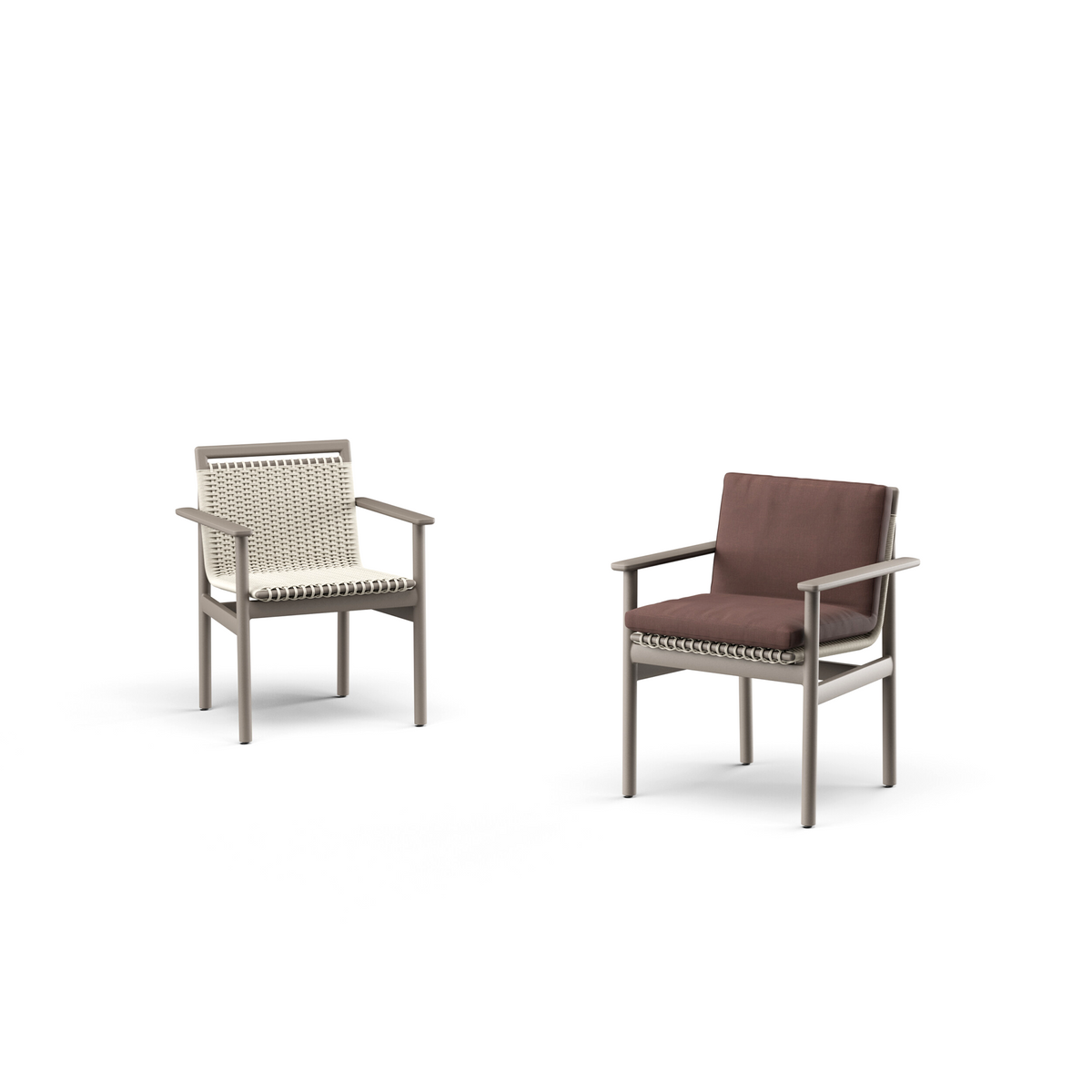 Montauk Aluminium Dining Armchair
