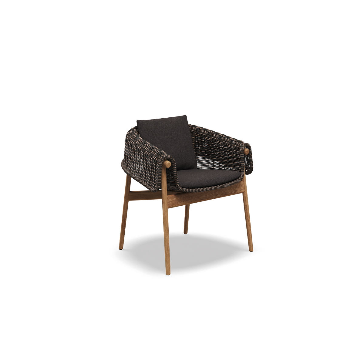 Wrap Dining Chair with Arms