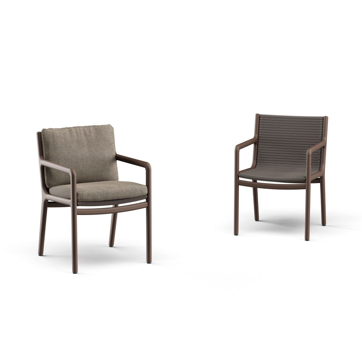 Morellino Dining Armchair Aluminium