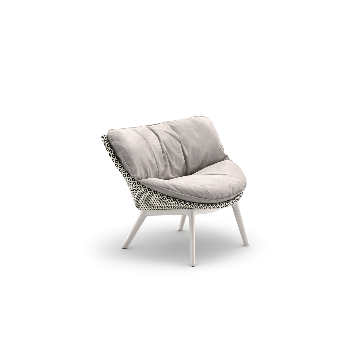 Mbrace Alu Lounge Chair With Full Cushion