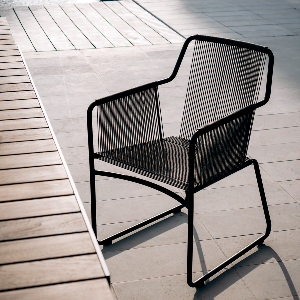 Roda Harp Dining Armchair Cord 3 mm, view 2