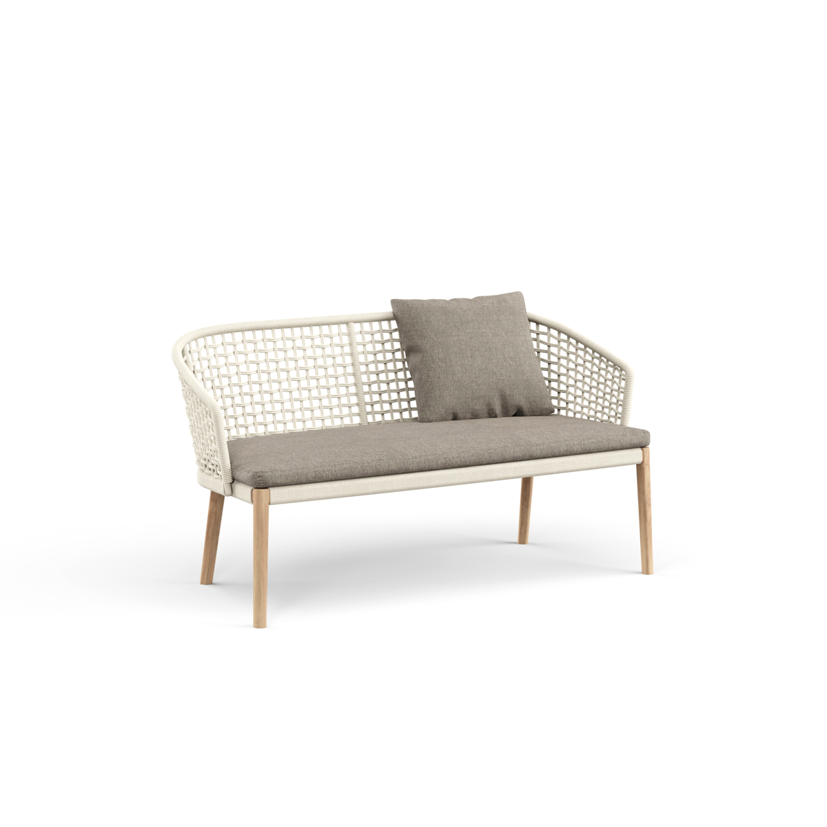 Tribeca 2 Seater Sofa with Teak Legs
